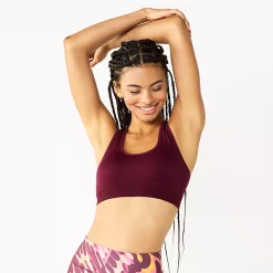 Tek Gear® Seamless Low-Impact Sports Bra 38 Tek Gear® Seamless Low-Impact Sports Bra -Tek Gear store 2976589 Night Sangria