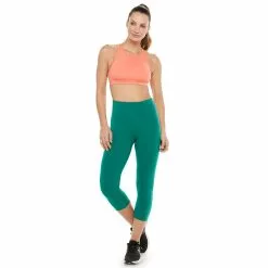 Women's Tek Gear® Essential High-Waisted Capri Leggings 19 Women's Tek Gear® Essential High-Waisted Capri Leggings -Tek Gear store 3977494 ALT2