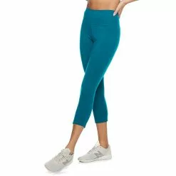 Women's Tek Gear® Essential High-Waisted Capri Leggings 16 Women's Tek Gear® Essential High-Waisted Capri Leggings -Tek Gear store 3977494 Tremendous Teal