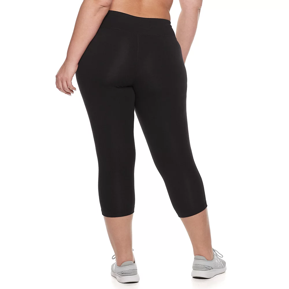 Plus Size Tek Gear® Essential High-Waisted Capri Leggings 10 Plus Size Tek Gear® Essential High-Waisted Capri Leggings - Image 10