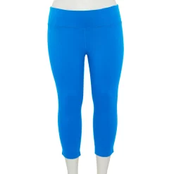 Plus Size Tek Gear® Essential High-Waisted Capri Leggings 15 Plus Size Tek Gear® Essential High-Waisted Capri Leggings -Tek Gear store 4215123 Beyond Blue