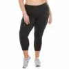 Plus Size Tek Gear® Essential High-Waisted Capri Leggings -Tek Gear store 4215123 Mineral Black