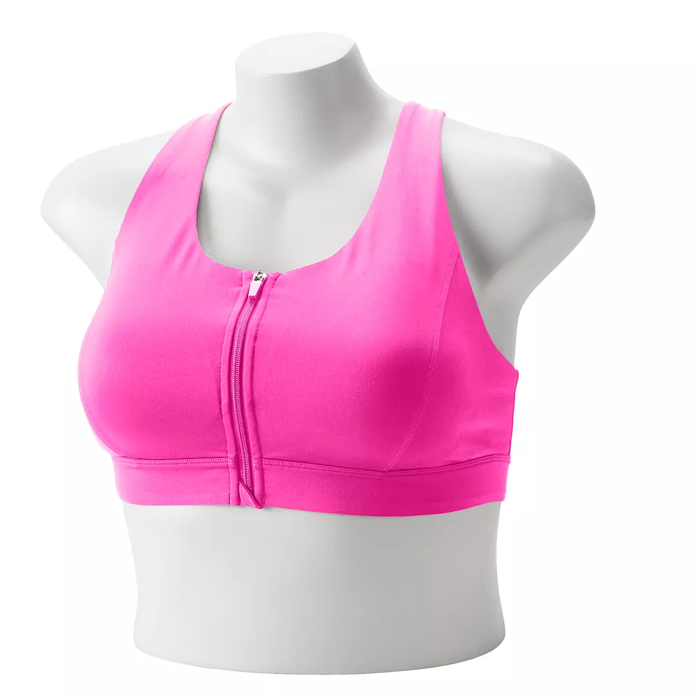 Plus Size Tek Gear® Zip-Front Medium Impact Sports Bra 9 Plus Size Tek Gear® Zip-Front Medium Impact Sports Bra - Image 9