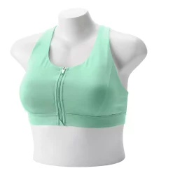Plus Size Tek Gear® Zip-Front Medium Impact Sports Bra 33 Plus Size Tek Gear® Zip-Front Medium Impact Sports Bra -Tek Gear store 4787908 Glaze Green