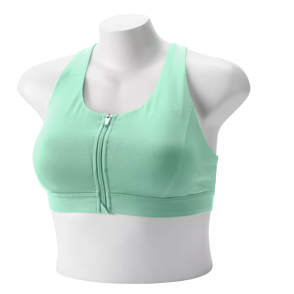 Plus Size Tek Gear® Zip-Front Medium Impact Sports Bra 12 Plus Size Tek Gear® Zip-Front Medium Impact Sports Bra - Image 12