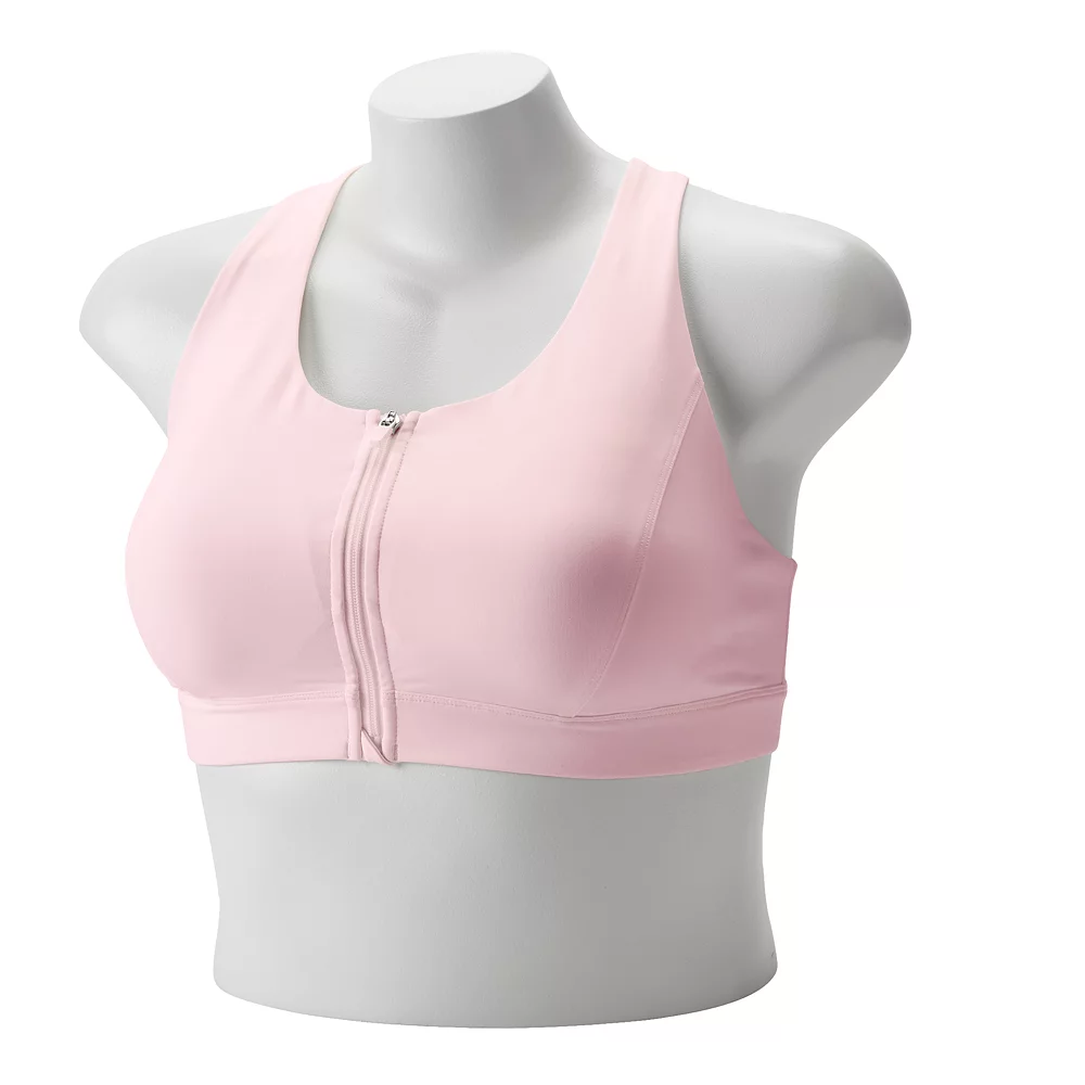Plus Size Tek Gear® Zip-Front Medium Impact Sports Bra 4 Plus Size Tek Gear® Zip-Front Medium Impact Sports Bra - Image 4