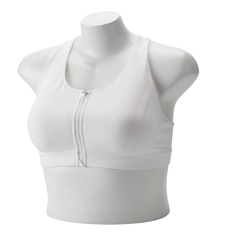 Plus Size Tek Gear® Zip-Front Medium Impact Sports Bra 2 Plus Size Tek Gear® Zip-Front Medium Impact Sports Bra - Image 2