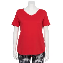 Plus Size Tek Gear® Core V-Neck Tee -Tek Gear store 4998289 Heartless