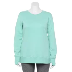 Plus Size Tek Gear® Ultrasoft Fleece Crewneck Sweatshirt 100 Plus Size Tek Gear® Ultrasoft Fleece Crewneck Sweatshirt -Tek Gear store 5000133 Aqua Crystal