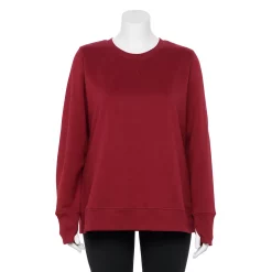Plus Size Tek Gear® Ultrasoft Fleece Crewneck Sweatshirt 74 Plus Size Tek Gear® Ultrasoft Fleece Crewneck Sweatshirt -Tek Gear store 5000133 Cherry Fusion
