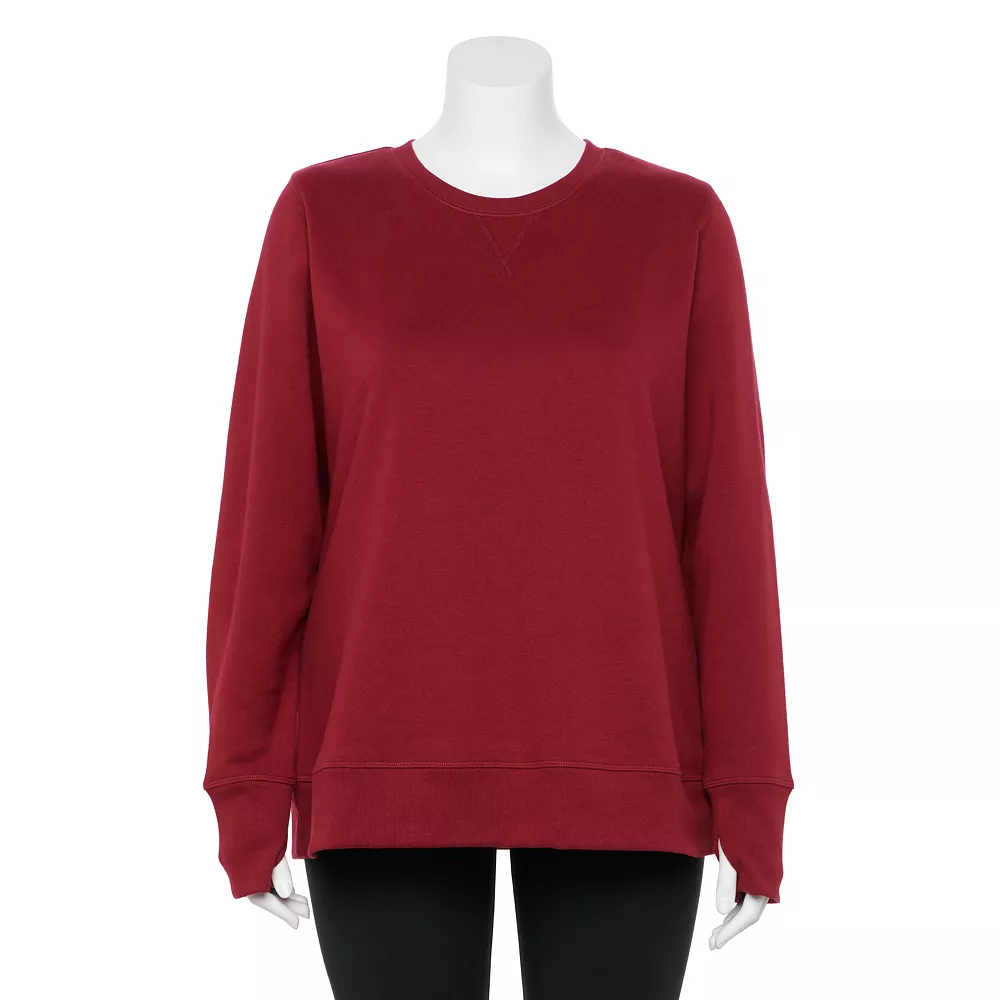 Plus Size Tek Gear® Ultrasoft Fleece Crewneck Sweatshirt 16 Plus Size Tek Gear® Ultrasoft Fleece Crewneck Sweatshirt - Image 16