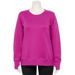 Plus Size Tek Gear® Ultrasoft Fleece Crewneck Sweatshirt 105 Plus Size Tek Gear® Ultrasoft Fleece Crewneck Sweatshirt -Tek Gear store 5000133 Fantasy Berry