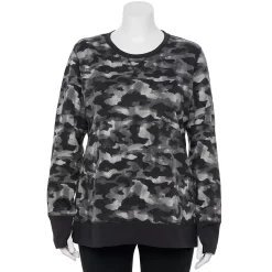 Plus Size Tek Gear® Ultrasoft Fleece Crewneck Sweatshirt 63 Plus Size Tek Gear® Ultrasoft Fleece Crewneck Sweatshirt -Tek Gear store 5000133 Gray Camo