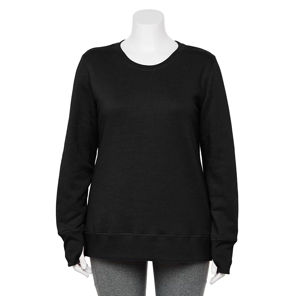 Plus Size Tek Gear® Ultrasoft Fleece Crewneck Sweatshirt 1 Plus Size Tek Gear® Ultrasoft Fleece Crewneck Sweatshirt