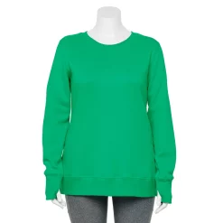 Plus Size Tek Gear® Ultrasoft Fleece Crewneck Sweatshirt 91 Plus Size Tek Gear® Ultrasoft Fleece Crewneck Sweatshirt -Tek Gear store 5000133 Monet Green