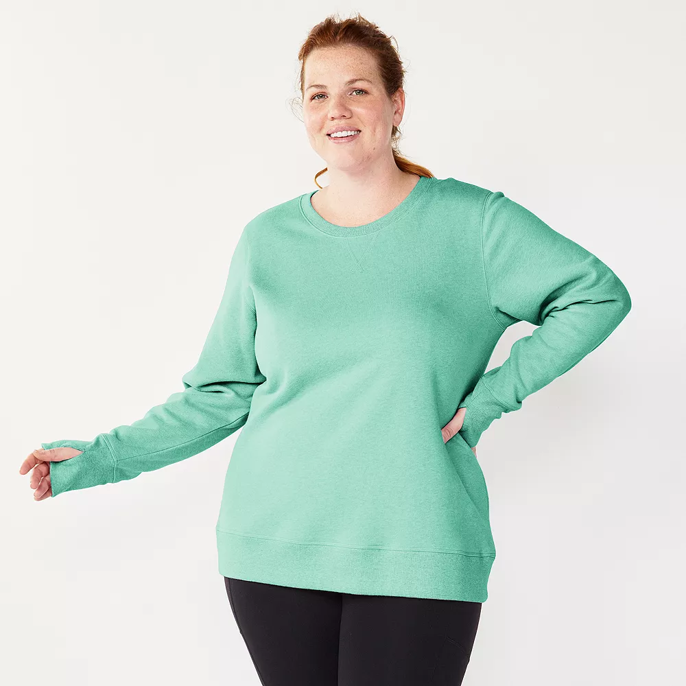 Plus Size Tek Gear® Ultrasoft Fleece Crewneck Sweatshirt 48 Plus Size Tek Gear® Ultrasoft Fleece Crewneck Sweatshirt - Image 48