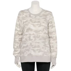 Plus Size Tek Gear® Ultrasoft Fleece Crewneck Sweatshirt 96 Plus Size Tek Gear® Ultrasoft Fleece Crewneck Sweatshirt -Tek Gear store 5000133 White Camo