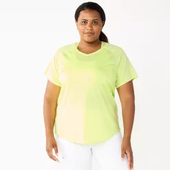 Plus Size Tek Gear® Performance Core V-Neck Tee -Tek Gear store 5016444 Real Lemon