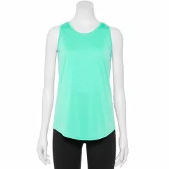 Women's Tek Gear® Core Crewneck Tank -Tek Gear store 5019963 Aqua Stone