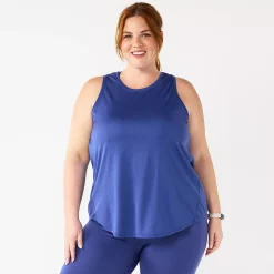 Plus Size Tek Gear® Performance Core Tank 29 Plus Size Tek Gear® Performance Core Tank -Tek Gear store 5025837 Finley Blue