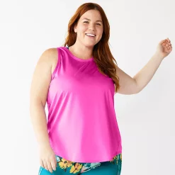 Plus Size Tek Gear® Performance Core Tank 30 Plus Size Tek Gear® Performance Core Tank -Tek Gear store 5025837 Fuchsia Cashmere