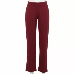 Women's Tek Gear® Ultrasoft Fleece Straight-Leg Pants -Tek Gear store 5128750 Chilled Wine