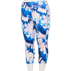 Plus Size Tek Gear® Pocket High-Waisted Capri Leggings -Tek Gear store 5182885 Blue Tie Dye