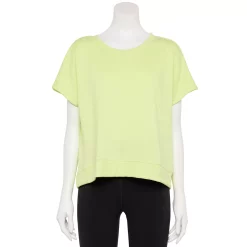 Women's Tek Gear® Stretch Fleece Top -Tek Gear store 5208389 Green Romantica