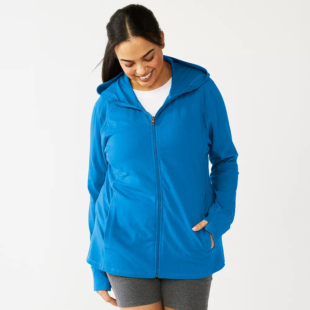 Plus Size Tek Gear® Essential Hooded Jacket 17 Plus Size Tek Gear® Essential Hooded Jacket - Image 17