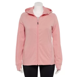 Plus Size Tek Gear® Essential Hooded Jacket 24 Plus Size Tek Gear® Essential Hooded Jacket -Tek Gear store 5227131 Martini Rose