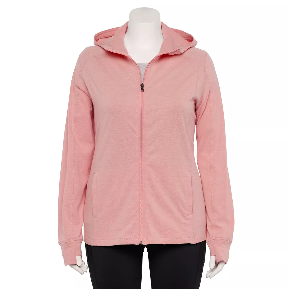 Plus Size Tek Gear® Essential Hooded Jacket 5 Plus Size Tek Gear® Essential Hooded Jacket - Image 5