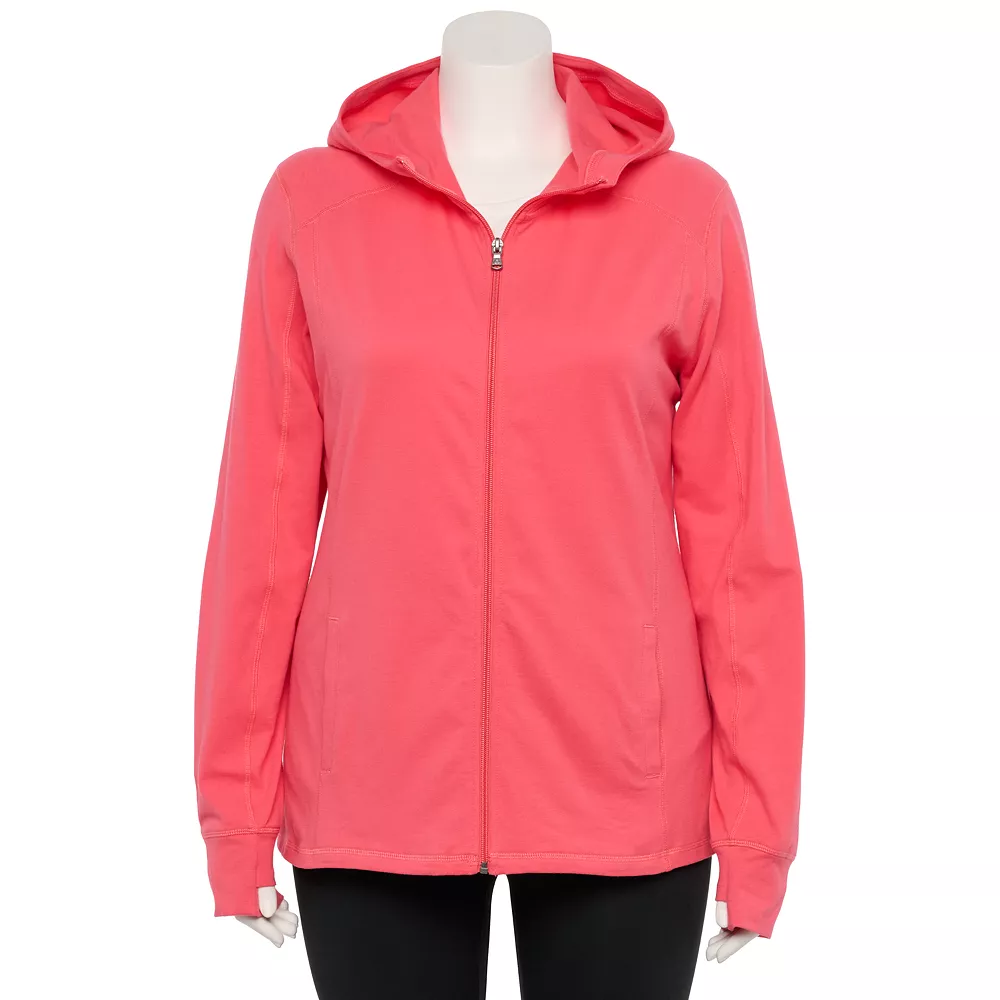 Plus Size Tek Gear® Essential Hooded Jacket 1 Plus Size Tek Gear® Essential Hooded Jacket
