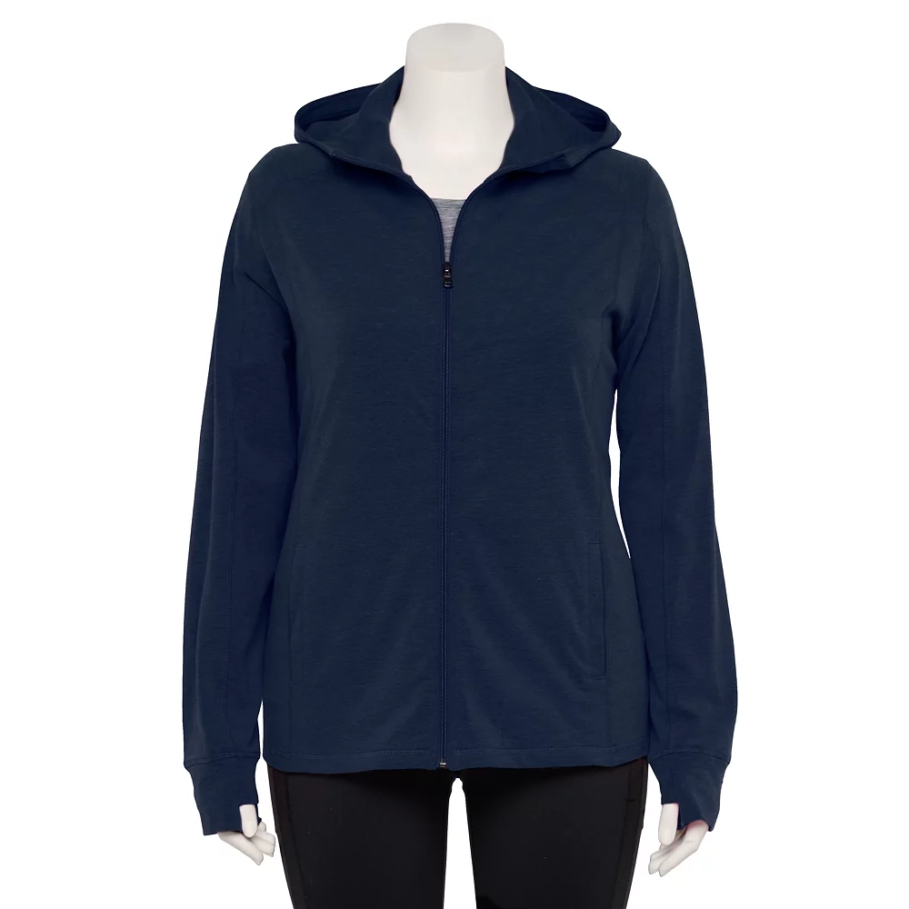 Plus Size Tek Gear® Essential Hooded Jacket 14 Plus Size Tek Gear® Essential Hooded Jacket - Image 14