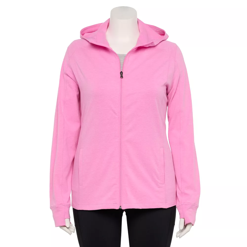 Plus Size Tek Gear® Essential Hooded Jacket 8 Plus Size Tek Gear® Essential Hooded Jacket - Image 8