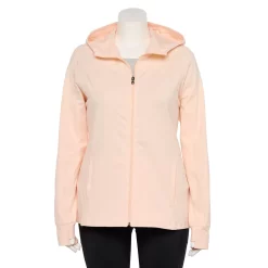 Plus Size Tek Gear® Essential Hooded Jacket 25 Plus Size Tek Gear® Essential Hooded Jacket -Tek Gear store 5227131 Shhh Peach