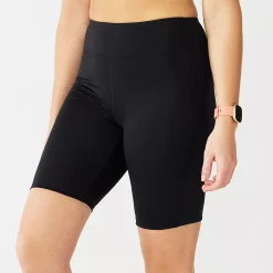 Plus Size Tek Gear® Core 9-in. High-Waisted Bike Shorts 8 Plus Size Tek Gear® Core 9-in. High-Waisted Bike Shorts -Tek Gear store 5227481 Black