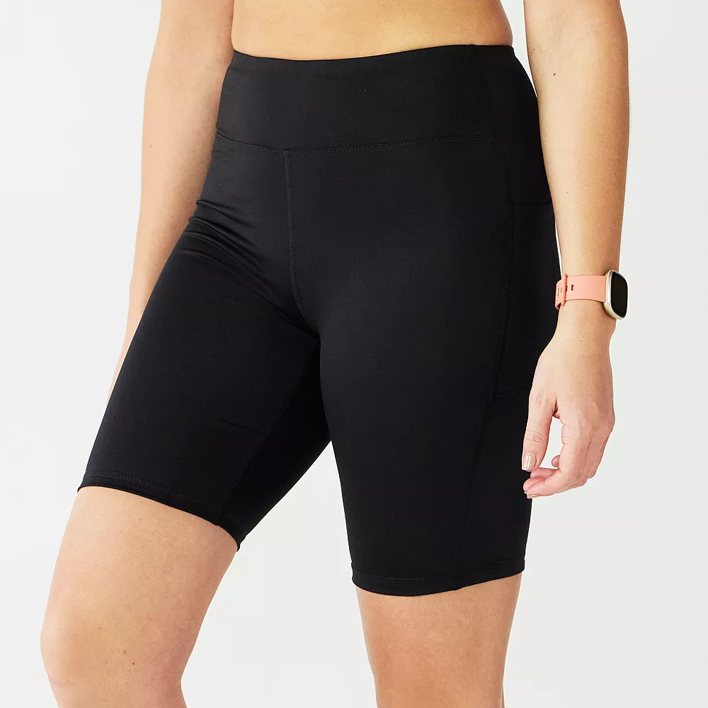 Plus Size Tek Gear® Core 9-in. High-Waisted Bike Shorts 3 Plus Size Tek Gear® Core 9-in. High-Waisted Bike Shorts - Image 3