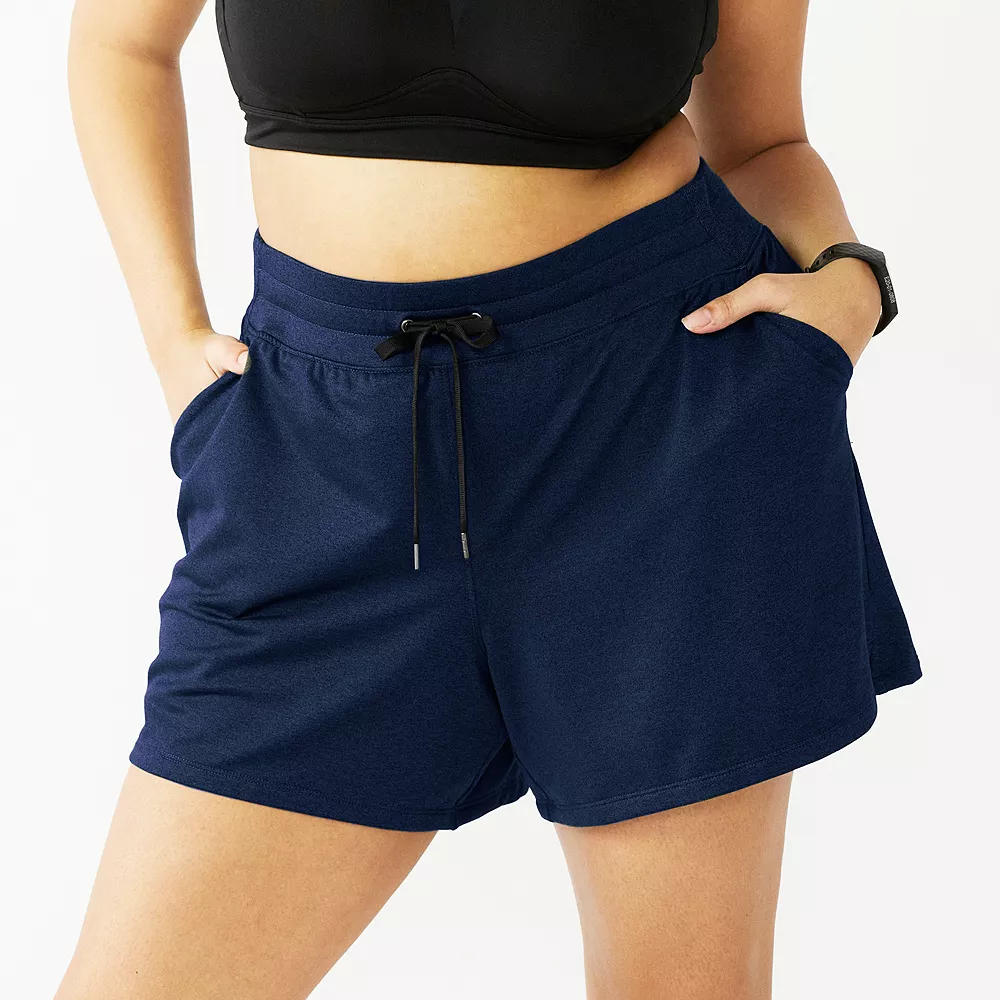 Plus Size Tek Gear® Weekend French Terry Shorts 2 Plus Size Tek Gear® Weekend French Terry Shorts - Image 2