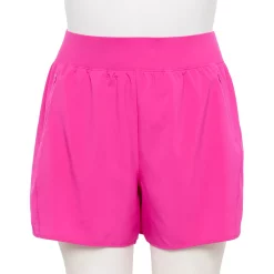 Plus Size Tek Gear® Multi-Purpose Workout Shorts -Tek Gear store 5231280 Fuchsia Cashmere