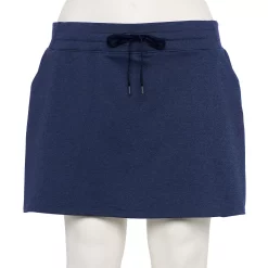 Plus Size Tek Gear® Weekend French Terry Skort -Tek Gear store 5231776 Navy Romance