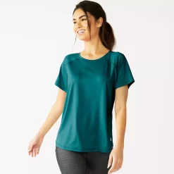 Women's Tek Gear® Core Crewneck Tee 18 Women's Tek Gear® Core Crewneck Tee -Tek Gear store 5232488 Night Life Teal