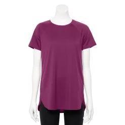 Women's Tek Gear® High Slit Tunic Tee -Tek Gear store 5232496 Ravishing Orchid