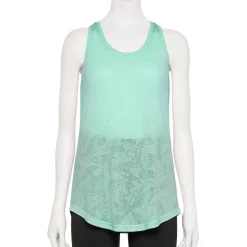 Women's Tek Gear® Racerback Tank -Tek Gear store 5232771 Aqua Burnout