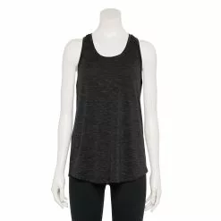 Women's Tek Gear® Racerback Tank -Tek Gear store 5232771 Black