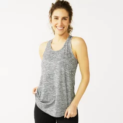 Women's Tek Gear® Racerback Tank -Tek Gear store 5232771 Gray