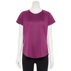 Petite Tek Gear® Core Crewneck Tee -Tek Gear store 5236259 Ravishing Orchid