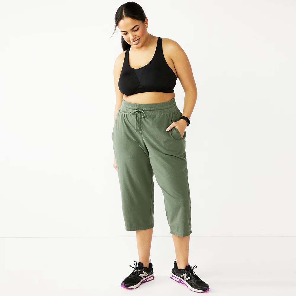Plus Size Tek Gear® Essential Straight-Leg Capris 7 Plus Size Tek Gear® Essential Straight-Leg Capris - Image 7