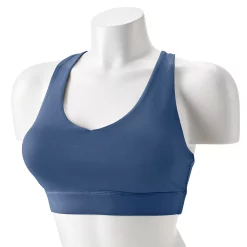 Tek Gear® Core Medium-Impact V-Neck Sports Bra 50 Tek Gear® Core Medium-Impact V-Neck Sports Bra -Tek Gear store 5256799 Finley Blue