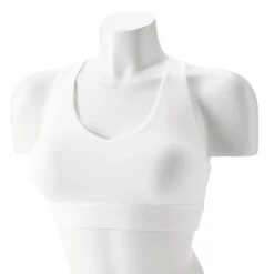Tek Gear® Core Medium-Impact V-Neck Sports Bra 31 Tek Gear® Core Medium-Impact V-Neck Sports Bra -Tek Gear store 5256799 White