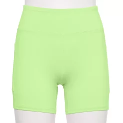 Women's Tek Gear® Core 5-in. High-Waisted Bike Shorts -Tek Gear store 5259297 Brisk Mint